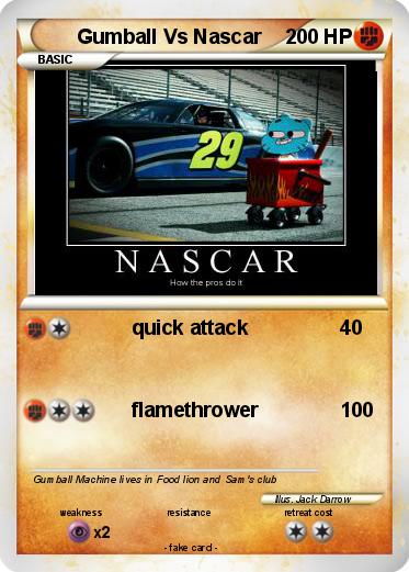 Pokemon Gumball Vs Nascar