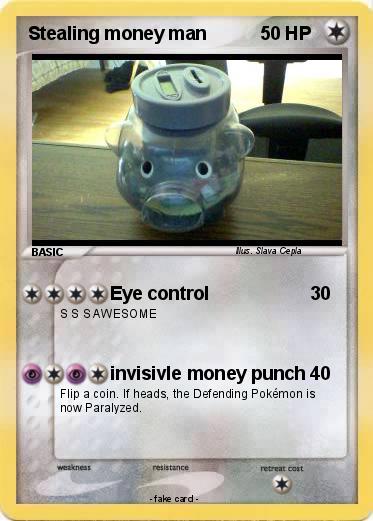 Pokemon Stealing money man