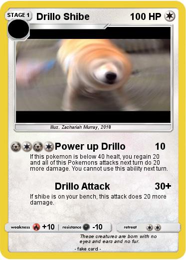 Pokemon Drillo Shibe