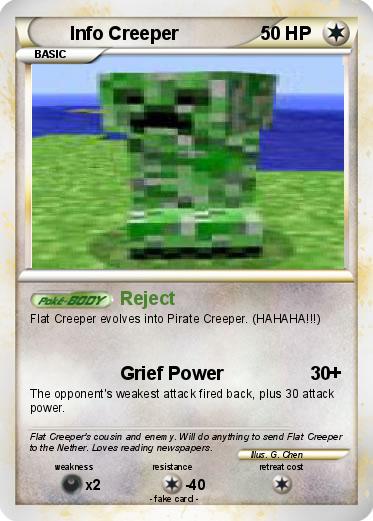 Pokemon Info Creeper Pokemon Info Creeper