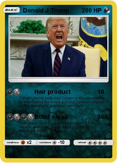 Pokemon Donald J Trump