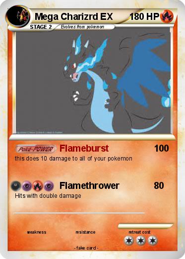 Pokemon Mega Charizrd EX