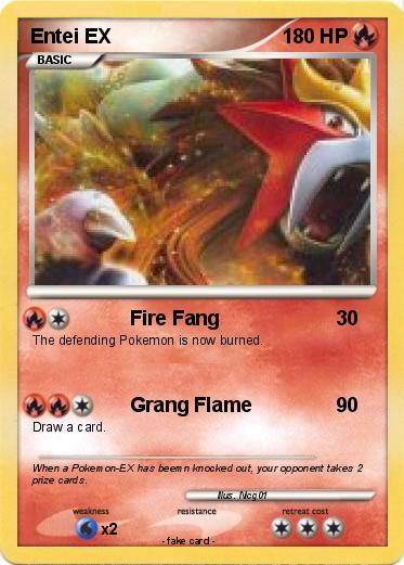 Pokemon Entei EX