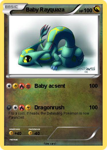 Pokemon Baby Rayquaza
