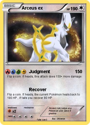 Pokemon Arceus ex