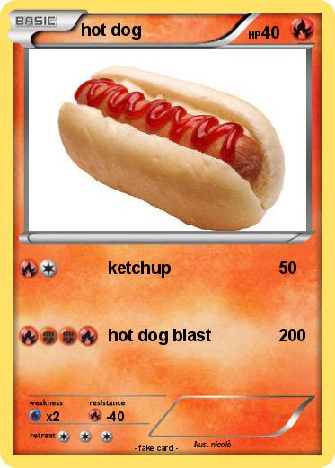 Pokemon hot dog
