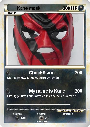 Pokemon Kane mask