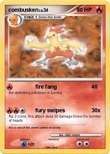 Pokemon combusken