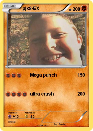 Pokemon pjk8-EX