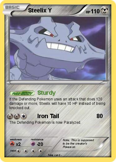 Pokemon Steelix Y