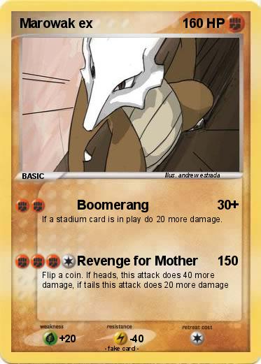 Pokemon Marowak ex