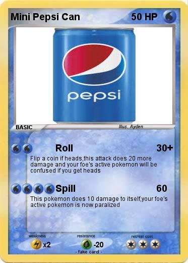 Pokemon Mini Pepsi Can