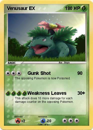 Pokemon Venusaur EX