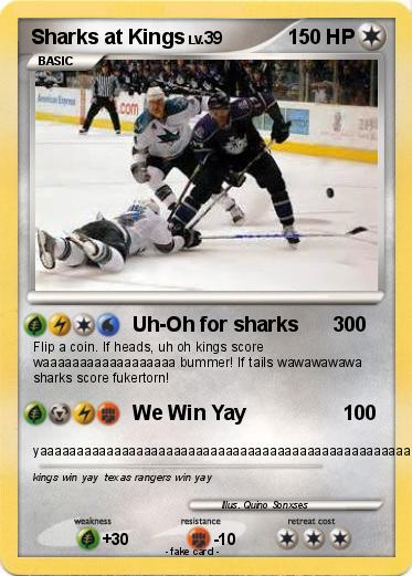 Pokemon Sharks at Kings