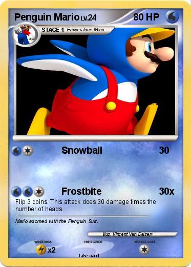 Pokemon Penguin Mario