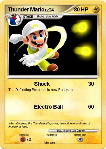 Pokemon Thunder Mario