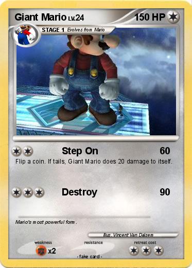 Pokemon Giant Mario