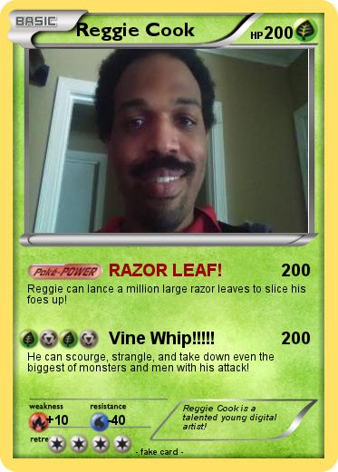 Pokemon Reggie Cook