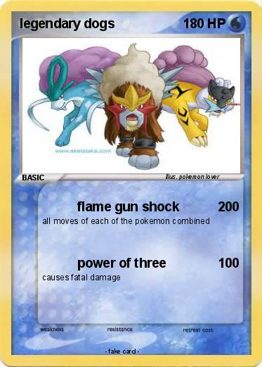 Pokemon legendary dogs
