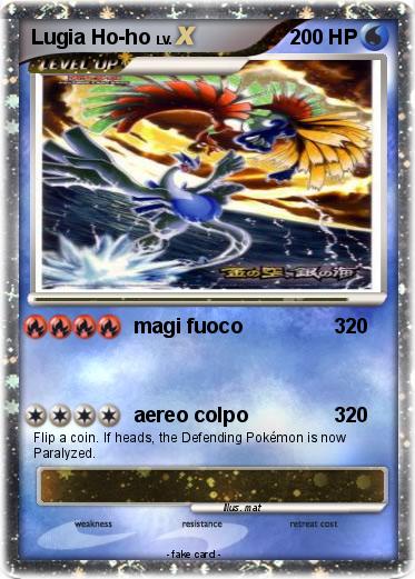 Pokemon Lugia Ho-ho