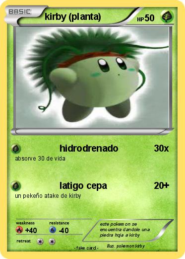 Pokemon kirby (planta)