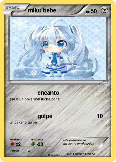 Pokemon miku bebe