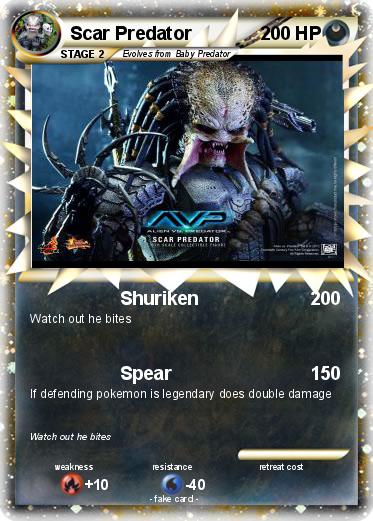 Pokemon Scar Predator