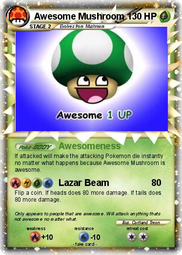 Pokemon Awesome Mushroom