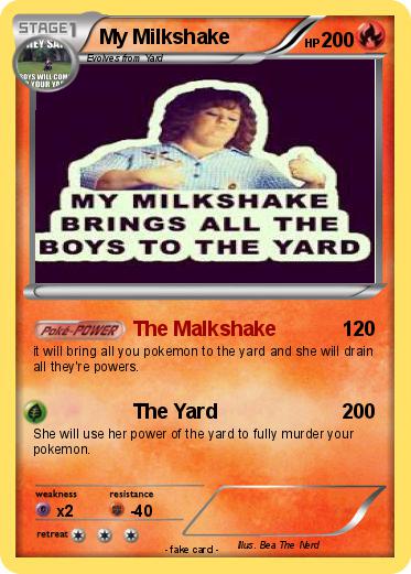 Pokemon My Milkshake