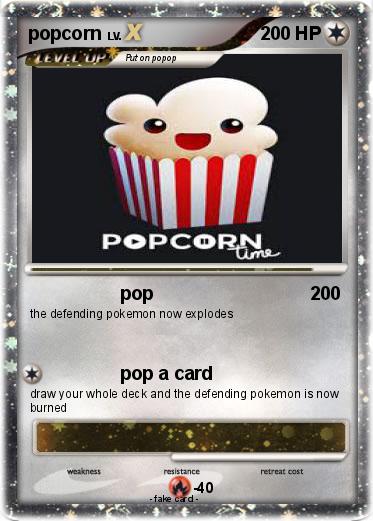 Pokemon popcorn