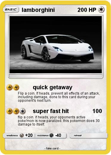 Pokemon lamborghini