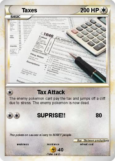 Pokemon Taxes