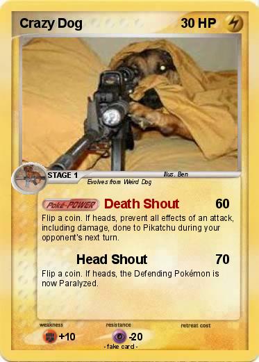 Pokemon Crazy Dog