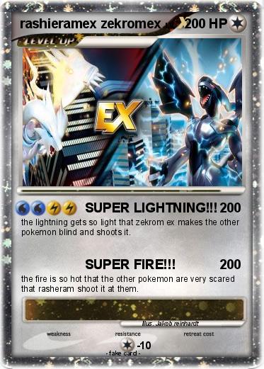 Pokemon rashieramex zekromex