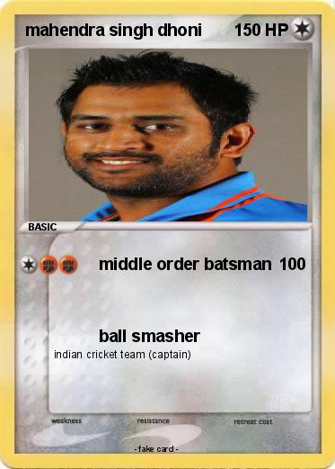 Pokemon mahendra singh dhoni
