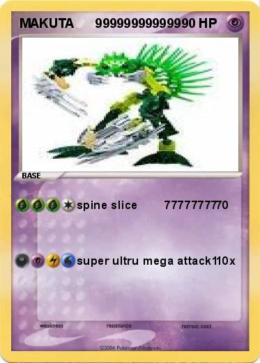 Pokemon MAKUTA      999999999999                                       