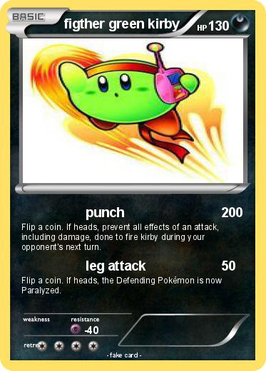 Pokemon figther green kirby