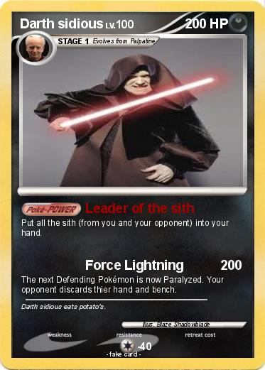 Pokemon Darth sidious
