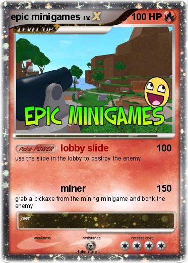 Pokemon epic minigames