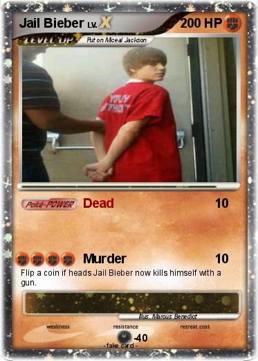 Pokemon Jail Bieber