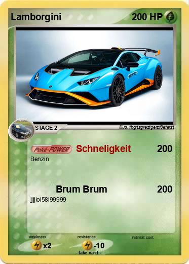 Pokemon Lamborgini