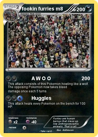 Pokemon fookin furries m8