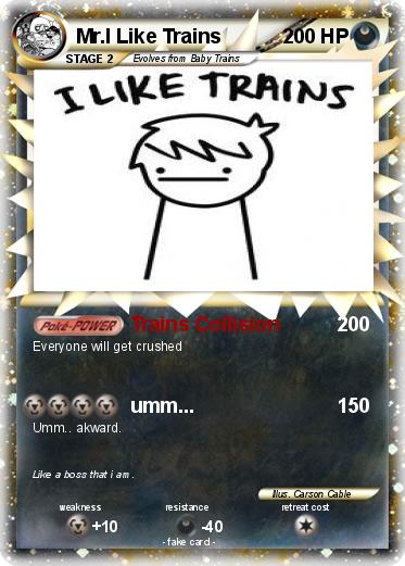 Pokemon Mr.I Like Trains