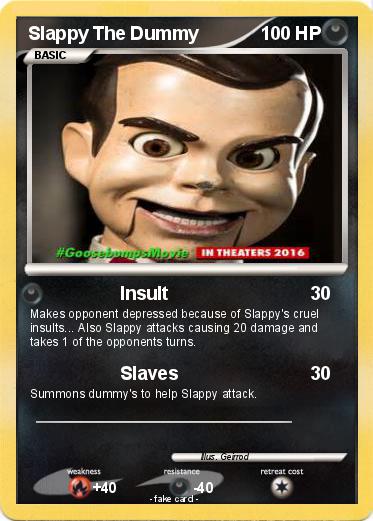 Pokemon Slappy The Dummy