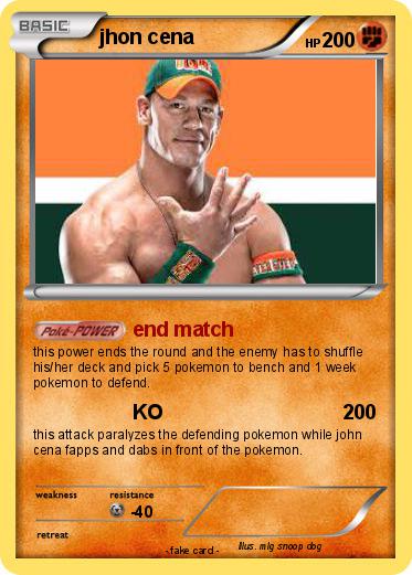 Pokemon jhon cena