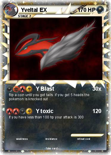 Pokemon Yveltal EX