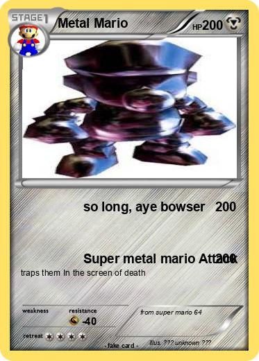 Pokemon Metal Mario