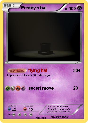 Pokemon Freddy's hat