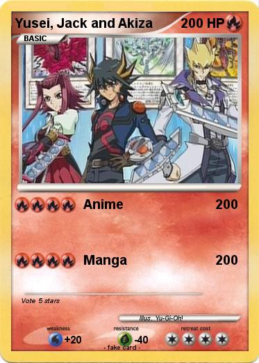 Pokemon Yusei, Jack and Akiza