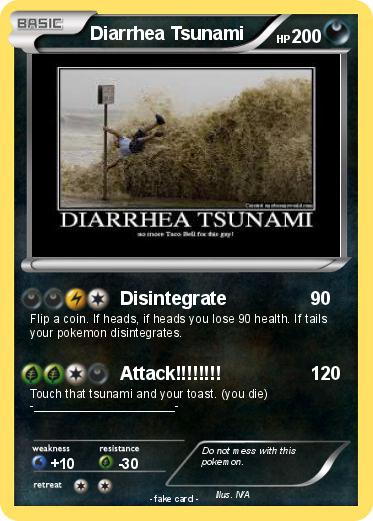 Pokemon Diarrhea Tsunami